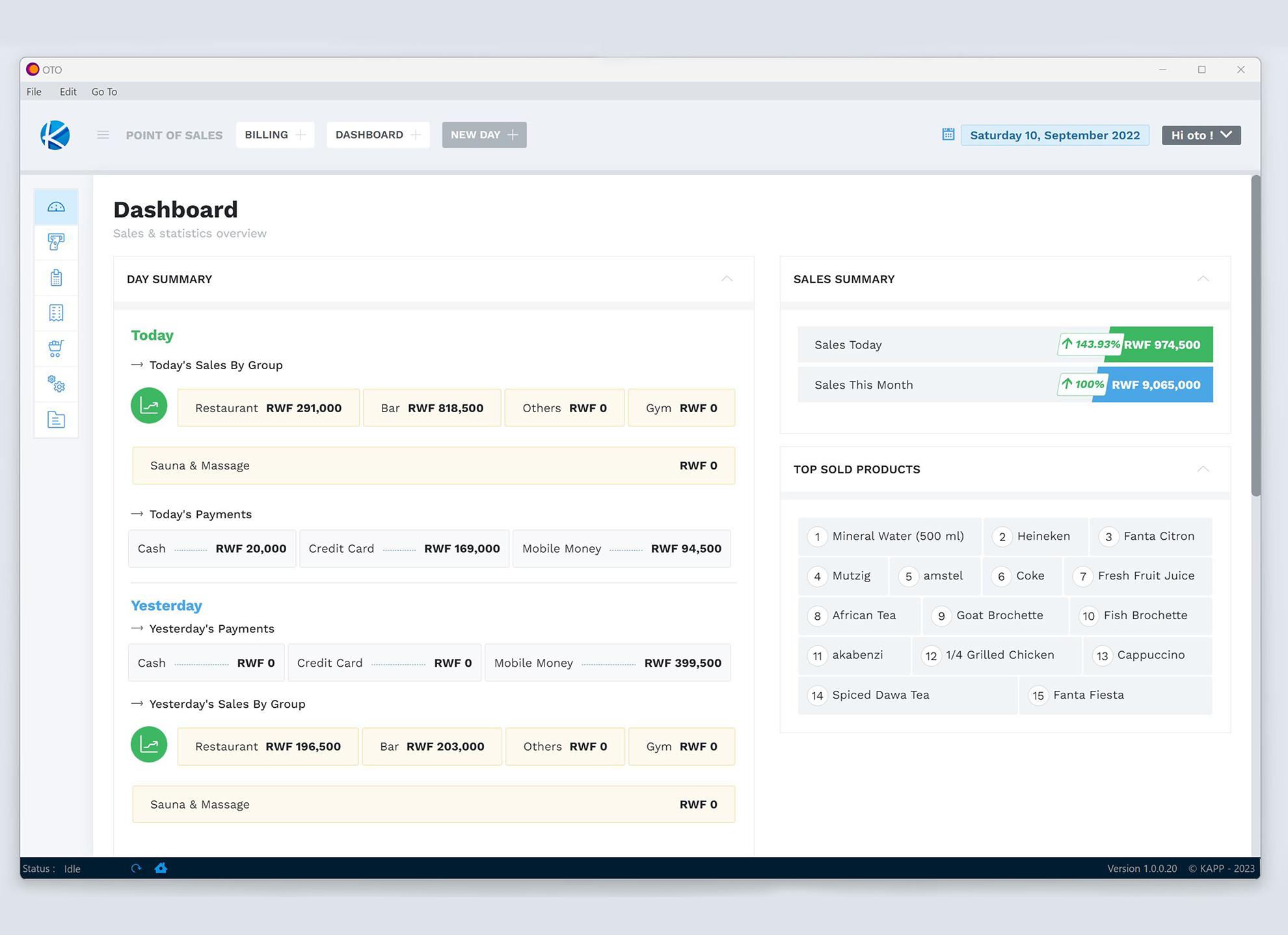 POS Dashboard